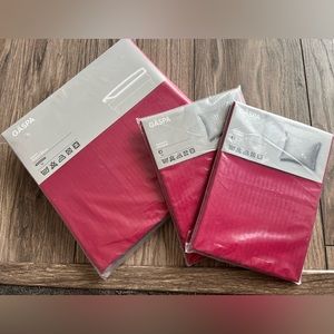 Queen fitted sheet with 2 standard pillow cases, brand new in original packaging